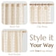 thumbnail image 5 of Cortinas Jinchan Boho para sala de estar, granja, color topo, 213 cm, 2P, 5 of 9
