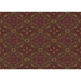 thumbnail image 1 of Ahgly Company Indoor Rectangle Patterned Saddle Brown Area Rugs, 5' x 7', 1 of 6