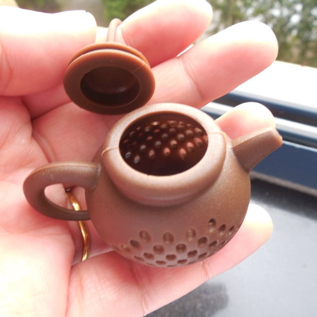 Details About Tea Infuser Strainer Silicone Tea Bag Leaf Filter Diffuser