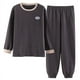 thumbnail image 2 of Pantalones de manga larga para hombre, pijamas de algodón, ropa de hogar, primavera y otoño, 2 of 6