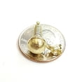 thumbnail image 5 of New 10k solid yellow Gold microphone Pendant singer music jewelry fine gift 2.9g, 5 of 12