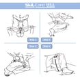 thumbnail image 6 of Skil-Care Abductor Pillow Cushion for Side Sleeping & Hip Alignment, 10”x14”x13”, Leg Support Cushion with Strap for Bed Positioning, Orthopedic Knee Pillow, 555060, 6 of 6