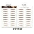 thumbnail image 2 of Xihbxyly Pegatinas para Cejas, Parches de Tatuajes Impermeables Simulados, Solución de Belleza Temporal Ecológica, Perfectas para Cejas Dispersas o Irregulares, Realzan Los Rasgos Faciales, Ideales p, 2 of 3