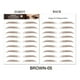 thumbnail image 1 of Parches para cejas simulados e impermeables, parches para cejas estilo tatuaje, parches ecológicos para cejas, parche para cejas, 1 of 2
