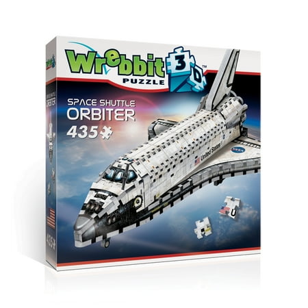 Wrebbit Puzz 3d Puzzle - Wrebbit - Space Shuttle Orbiter 435 Piece 3D Puzzle