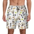 thumbnail image 2 of Picia Labrador Retriever Dog pattern Mens Swim Trunks with Compression Liner Stretch Beach Shorts Quick Dry with Zipper Pockets No-Chafing Board Shorts-XX-Large, 2 of 9