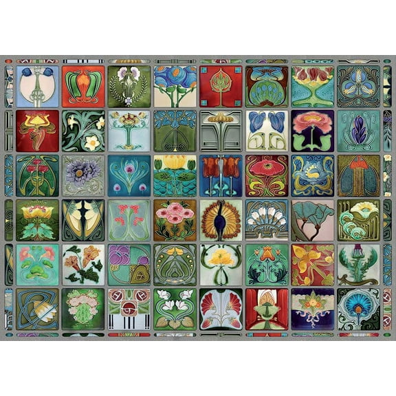 Cobble Hill - Art Nouveau Tiles, 1000-Piece