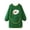 Dark Green, variant on OOOUM Little Kids Long Sleeve Painting Apron Relaxed Fit Crewneck Front Pocket Colorful Print Waterproof Art Smock Lightweight Protective Cover Up Yellow L/120