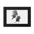 thumbnail image 1 of Chinese Ink Style Five Goblins Monster Desktop Photo Frame Ornaments Picture Art Painting, 1 of 3