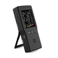 thumbnail image 1 of 9 in 1 Air Quality Detector LCD Display PM2.5 PM10 HCHO TVOC CO CO2 Temperature Humidity Air Quality Monitor Black js, 1 of 5