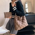 thumbnail image 2 of Kukuzhu Quilted Tote Bag for Women Puffer Bag Quilted Hobo Bag Lightweight Quilted Padding Shoulder Bag Puffy Nylon, 2 of 6