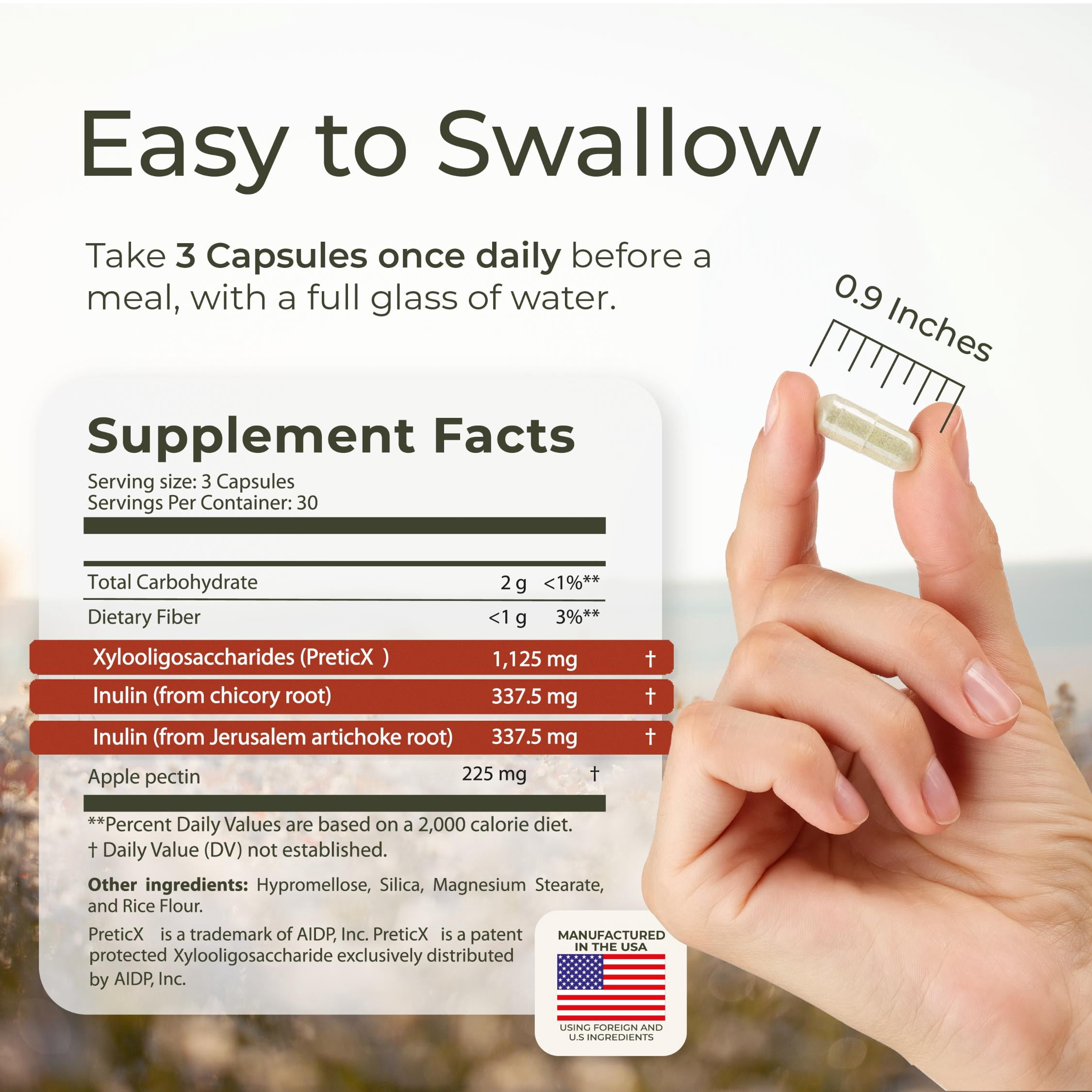 PureHealth Research ImproBiome Prebiotics Formula