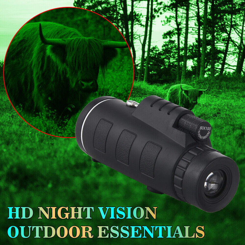 Zengest 80X100 Telescope for Kids Beginners Adults, Refractor Telescope with Adjustable Tripod