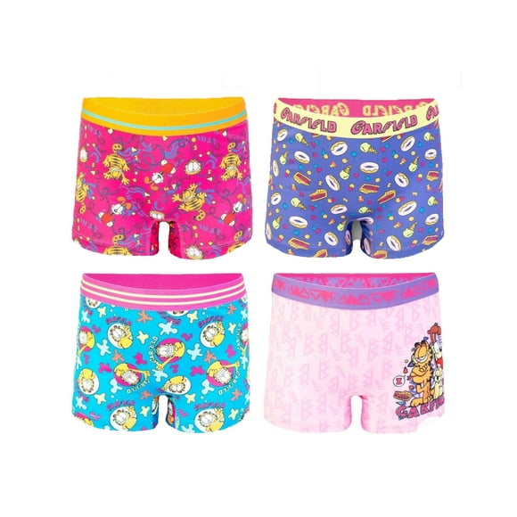 Garfield Lot de 4 sous-Vêtements pour Filles - 8
