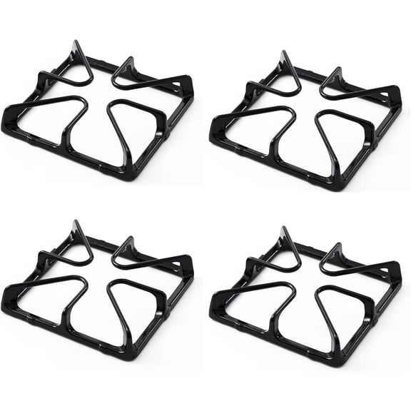 Premium WB31K10034 Gas Range Surface Burner Grates Replacement Parts For GE Stove Parts  Cooktop Parts Cast Iron Gas Stove Rack, Top Burner Rack Sets 4-Pack
