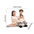 thumbnail image 2 of Heartwarming Family Resin Figurine Set, Adorable Sculptures for Home Decor, Perfect Easter Gifts for Mother's Day, Father's Day and Housewarming, Resin Statues that Celebrate Family Bonds, 4*3*3in, C, 2 of 6