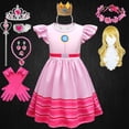thumbnail image 2 of Disfraz de Halloween para niña, disfraz de princesa Aurora para fiesta de cumpleaños Fivean unisex, 2 of 2