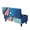 American Flag, variant on TSOVTHRID Black Golden Marble Print Stretch Ottoman Cover Rectangle Ottoman Slipcovers Furniture Protector Folding Storage Stool Furniture Protector Soft Slipcover with Elastic Bottom, M
