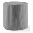thumbnail image 1 of Crosley Furniture Housse de Meuble Bistro d'Extérieur Ronde en Vinyle, Gris, 1 of 6