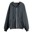 thumbnail image 5 of XXWXYD Kids Zip Up Hoodie Cozy Cotton-Polyester Sweatshirt Long Sleeve Jacket with Pockets Winter Fall Outerwear, 5 of 6