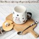 thumbnail image 3 of Cute Cow Coffe Mug with Cover and Spoon, Ceramic Cow Coffee mug, 420ml Kawaii Cow Mugs, 3D Animal Cow Mug Prefect Gifts For Boys Girl Women Kid (Soaki, 3 of 4