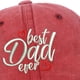 thumbnail image 5 of Gorra de béisbol bordada para hombre, ideal como regalo para el Día del Padre, para golf o para el sol. Rojo, 5 of 9