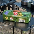 thumbnail image 5 of Vjnyvs Metal Tool Box, Multifunction Iron Toolbox, Portable Tool Box with Stickers Repair Tool Storage Box Container with Metal Latch for Tool Storage, 5 of 7