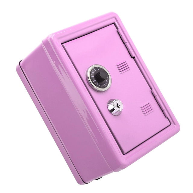 Mini Caja de Almacenamiento de Llaves para Niños, Caja de Seguridad de Simulación, Regalos de Innovació de Metal, Suministros para Niños