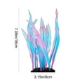 thumbnail image 3 of Aquarium Decorations, Artificial Aquatic Plants Soft Silica with Base for Saltwater Tank Decor, Realistic Low Maintenance, 3 of 7