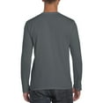 thumbnail image 3 of Gildan Mens Soft Style Long Sleeve T-Shirt (Pack of 5), 3 of 5