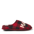 thumbnail image 2 of Dearfoams Women's Buffalo Check Mama Bear Mom Clog House Slipper, 2 of 7