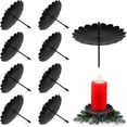 thumbnail image 3 of Paquete de 16 Portavelas de de 7,5 cm, Portavelas de Adviento de Metal, Velas de Pilar, de Velas CóNica para Enchufar, 3 of 5