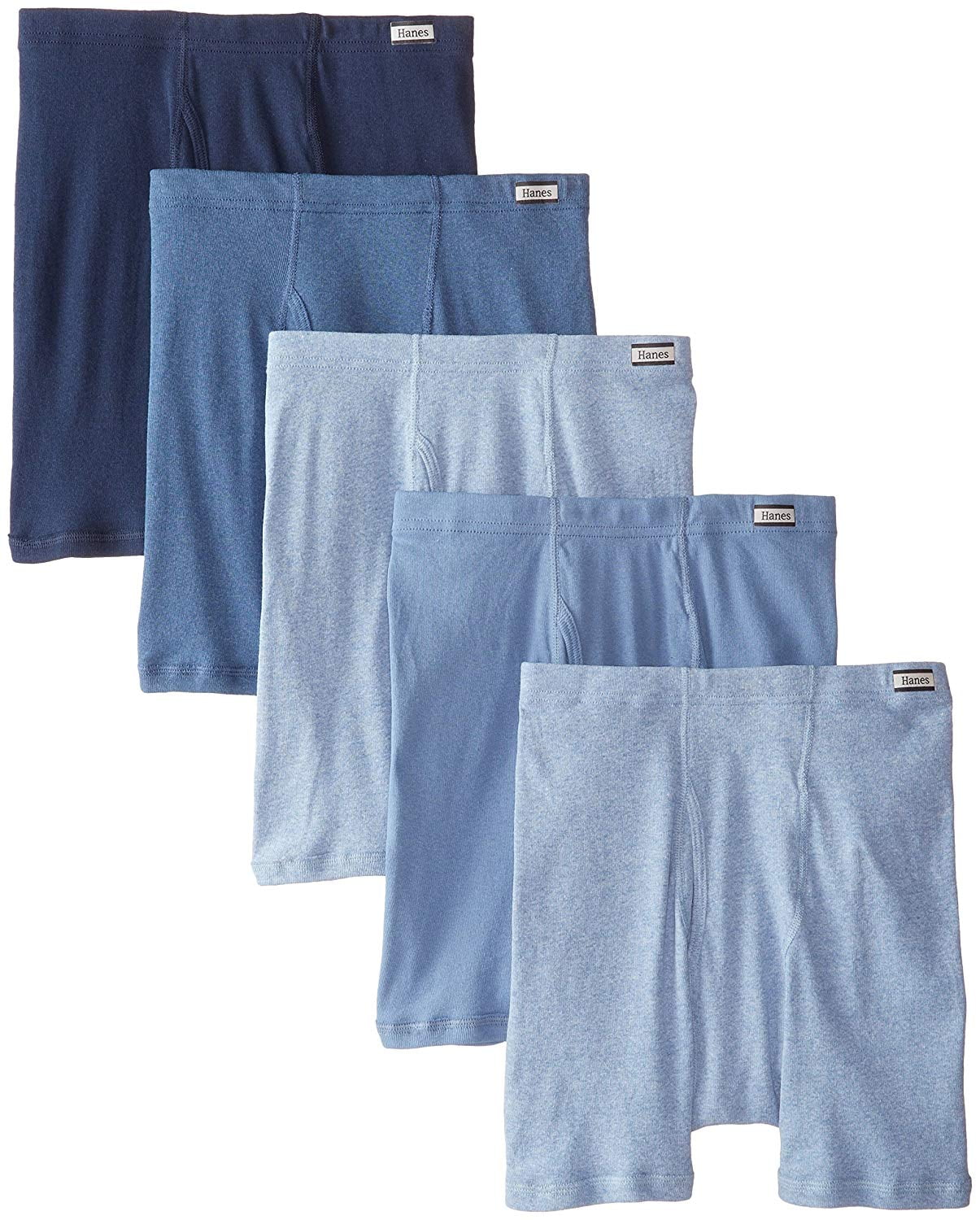 Hanes Men`s TAGLESS Boxer Briefs with 