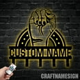 thumbnail image 4 of Craftnamesign Custom We Can Do It Metal Key Holder, Hand Decorative Key Holder, Metal Key Hanger, 4 of 5