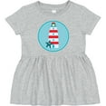 thumbnail image 3 of Inktastic Lighthouse Nautical Beach Girls Baby Dress, 3 of 5
