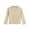 Beige, variant on Kids Long Sleeve Round Neck Top Velvet Soft Shirt for Boys and Girls Kids Top