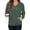 Forest Green, variant on OutfitShow Womens Long Sleeve Sweatshirt Casual Fall V Neck Pullover Tops with Pockets,Sizes S-3XL