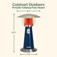 thumbnail image 2 of Calentador portátil para patio Cuisinart, 11000 BTU, ajustable, azul marino, 2 of 7