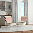 thumbnail image 3 of Designart "Influence Of Line And Color" Upholstered Traditional Accent Chair - Arm Chair, 3 of 5