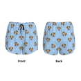thumbnail image 3 of Balery Terrier Pantalones cortos deportivos para mujer con forro y dos bolsillos, elásticos, para entrenamiento, gimnasio, yoga-Large, 3 of 7