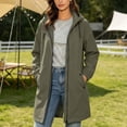 thumbnail image 6 of QQZ Long Tunic Oversized Hooded Zip Up Cardigan For Women, Long Sleeve Wind Resistant Cardigan Sweaters For Women, Lightweight Fall Outfits For Travel Business Casual Outdoor Daily Wear, 6 of 8