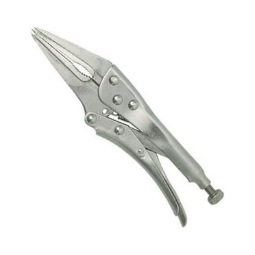 STEELMAN Needle Nose 6.5-Inch Long Locking Pliers 301888