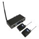 thumbnail image 4 of Inalámbrico de monitor de oído, Profesional de retorno de oído de monitor uhf de 1 remolque y 2 canales con auriculares y 2 petacas para estudio desprecio, 4 of 7