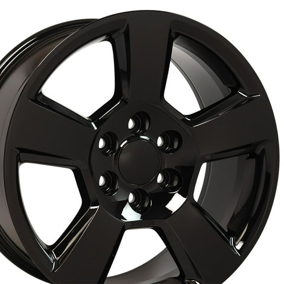 20 inch Rim fits 99-18 Chevrolet Silverado 1500 Black Aluminum Wheel Direct Fit
