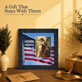 thumbnail image 2 of Veteran Picture Frame, Honor Sacrifice Family Country Flag Keepsake, 2 of 7