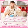 thumbnail image 5 of Pink Bow Dish Drying Mat Large for Kitchen Counter Absorbent Coffee Bar Pad Kitchen Counter Accessories Machine Wash Mat 15.5 x 23.5 Inch, 5 of 5