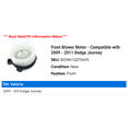 thumbnail image 2 of Front Blower Motor - Compatible with 2009 - 2011 Dodge Journey 2010, 2 of 3