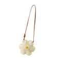 thumbnail image 4 of Bolsa de cuerpo cruzado tejido a mano para mujeres Mano creativo de moda Pequeño bolso de playa Beige, 4 of 8