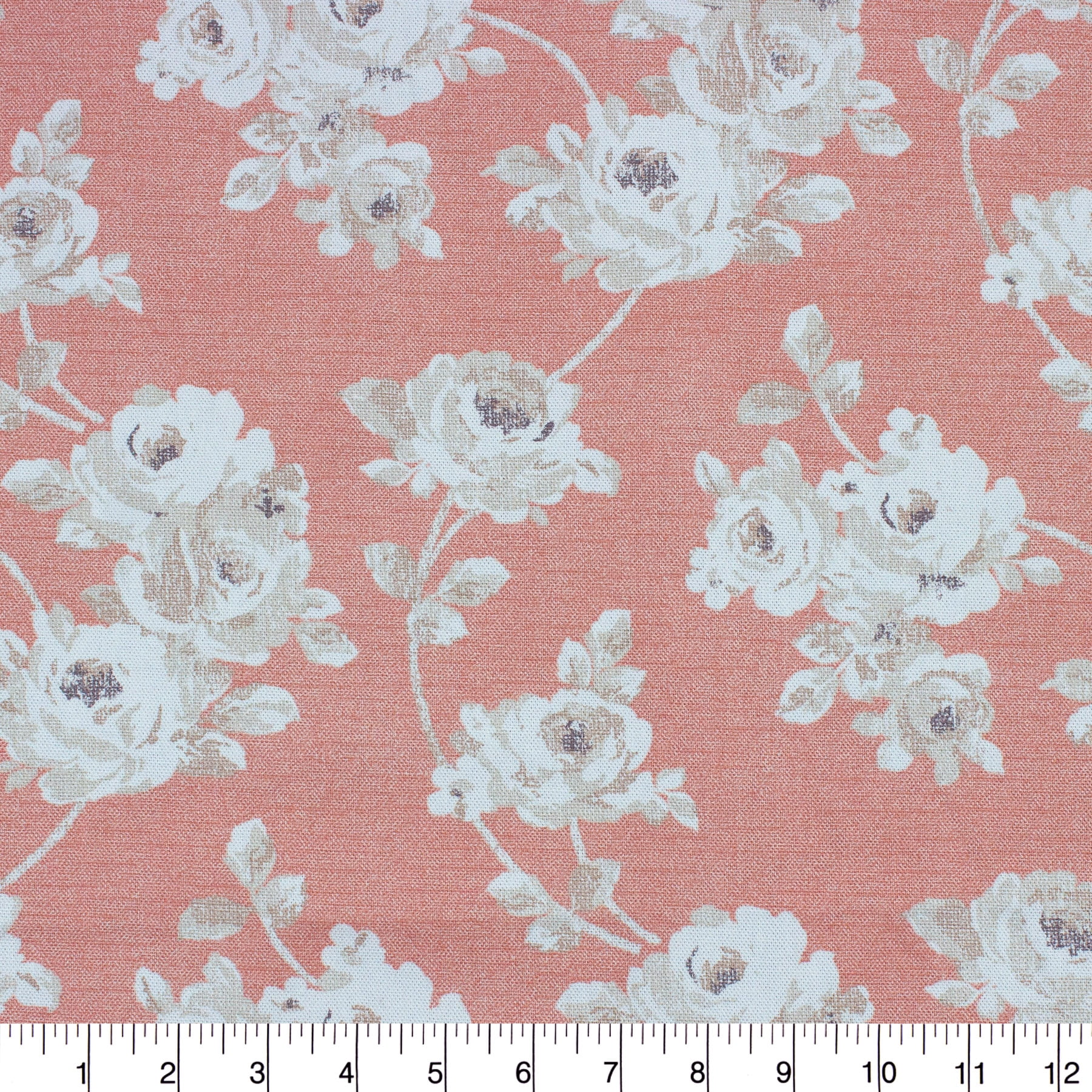 Better Homes & Gardens 54 inch Width100% Cotton Fabric, 8 Yard by the Bolt, Floral Blooms Blush