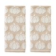 thumbnail image 1 of Juego de 2 toallas de mano SKL Home 41x64 cm Jacquard color tostado, 1 of 6
